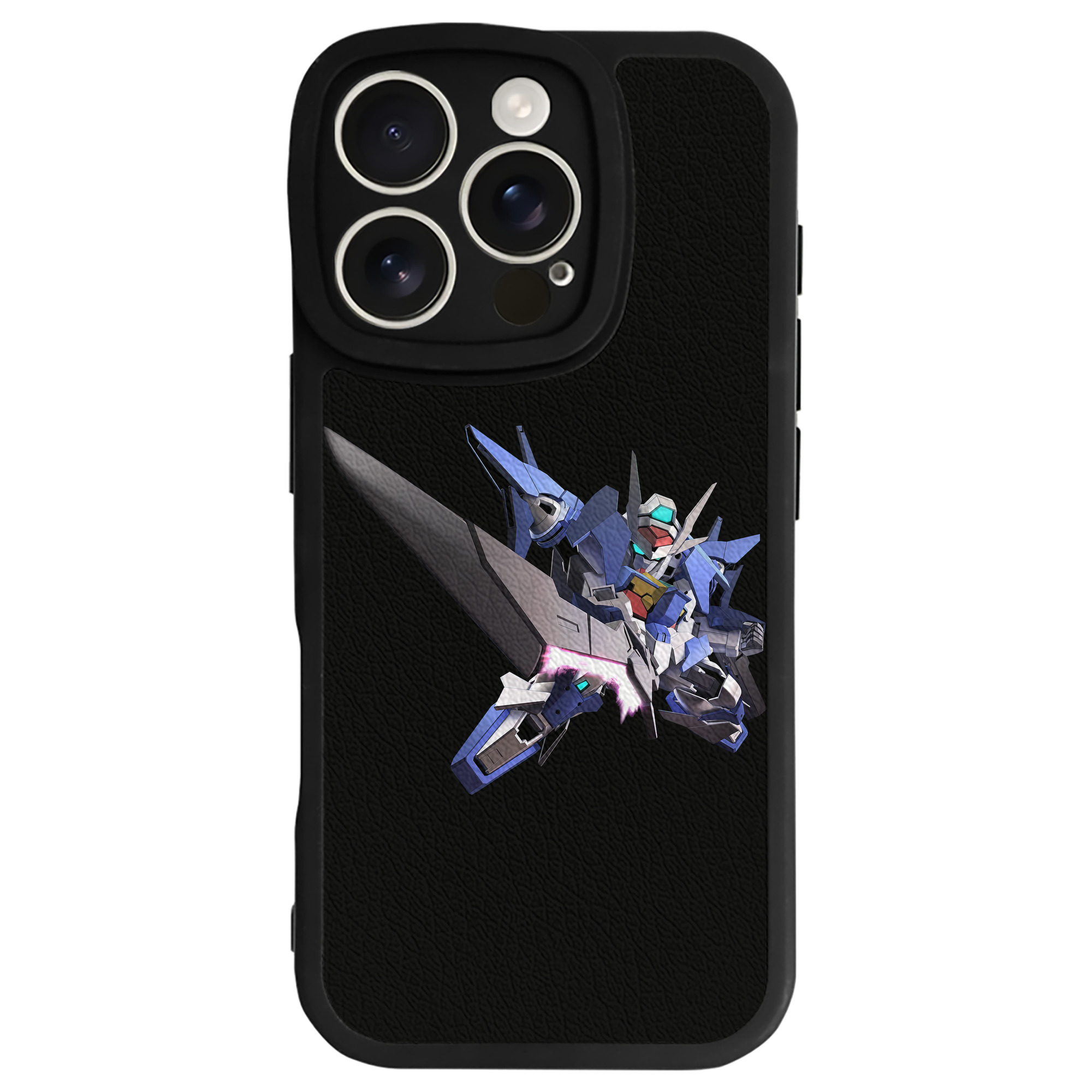 （画像用） 機動戦士ガンダム Mobile Suit Gundam 【iPhone 16シリーズ対応】シリコンスマホケース（レザー調） 材質：シリコン